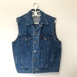 Vintage TRIUMPH Denim Vest // 90’s